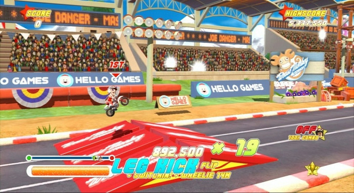 Скриншот из игры Joe Danger