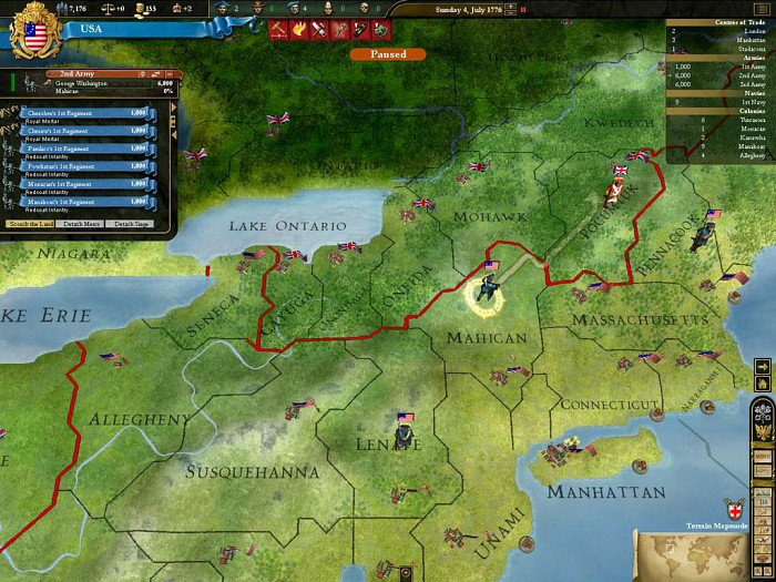 Скриншот из игры Europa Universalis III: In Nomine