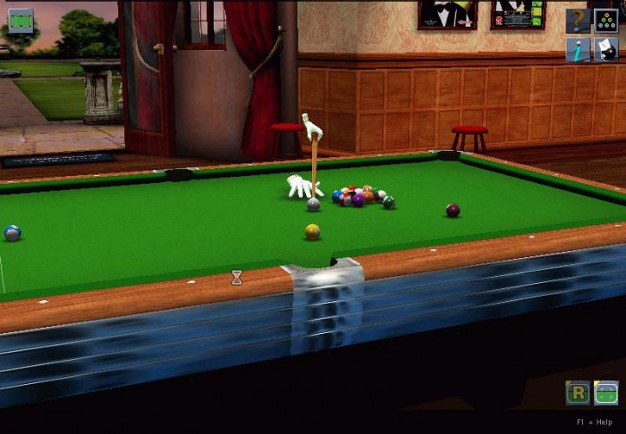 Скриншот из игры Jimmy White's Cueball World