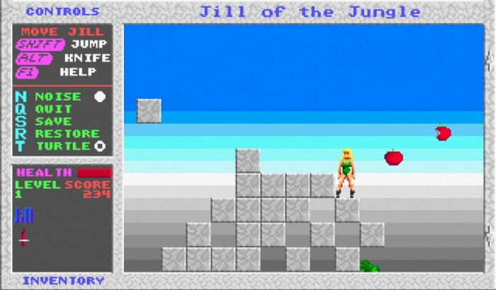 Скриншот из игры Jill of the Jungle