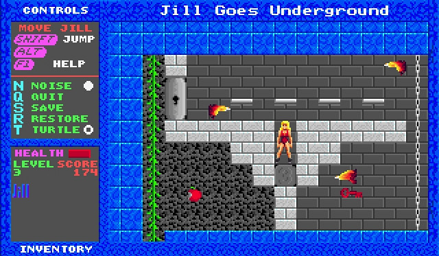 Скриншот из игры Jill of the Jungle 2: Jill Goes Underground