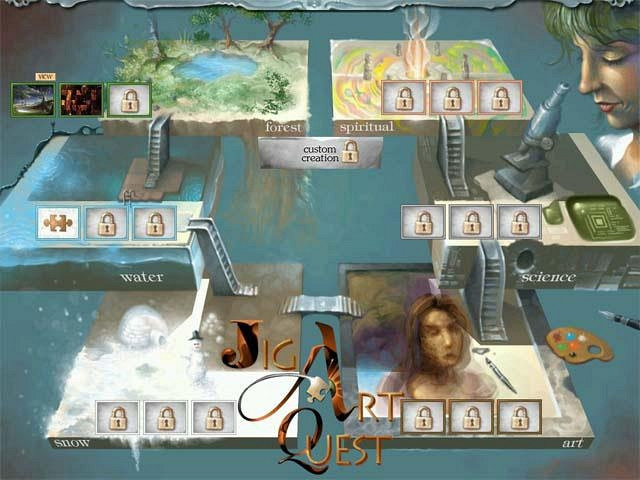 Скриншот из игры Jig Art Quest