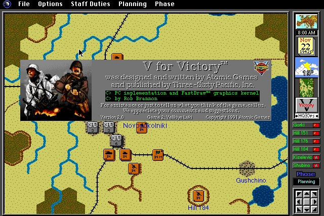 Скриншот из игры V for Victory: Velikiye Luki
