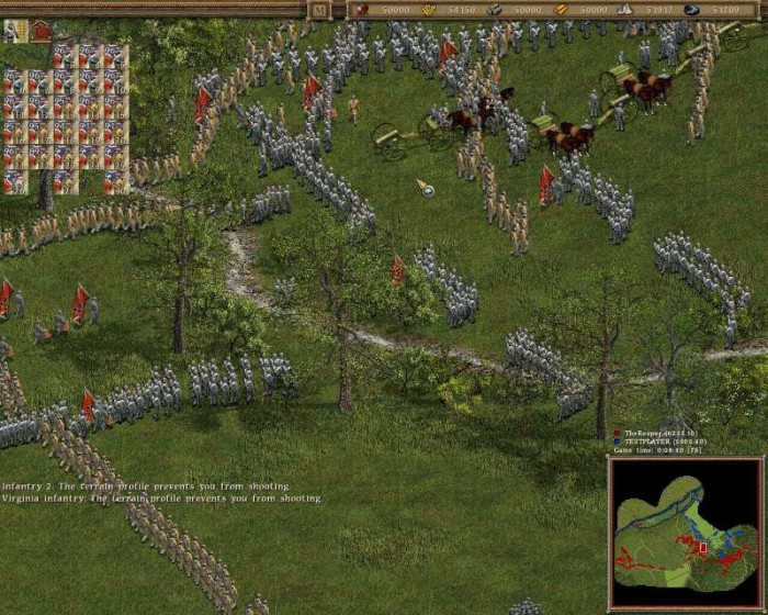 Скриншот из игры American Conquest
