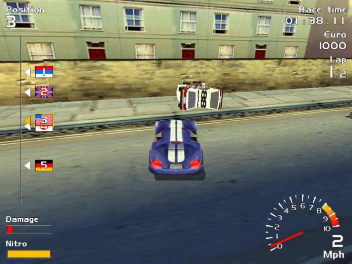 Скриншот из игры Europe Racer