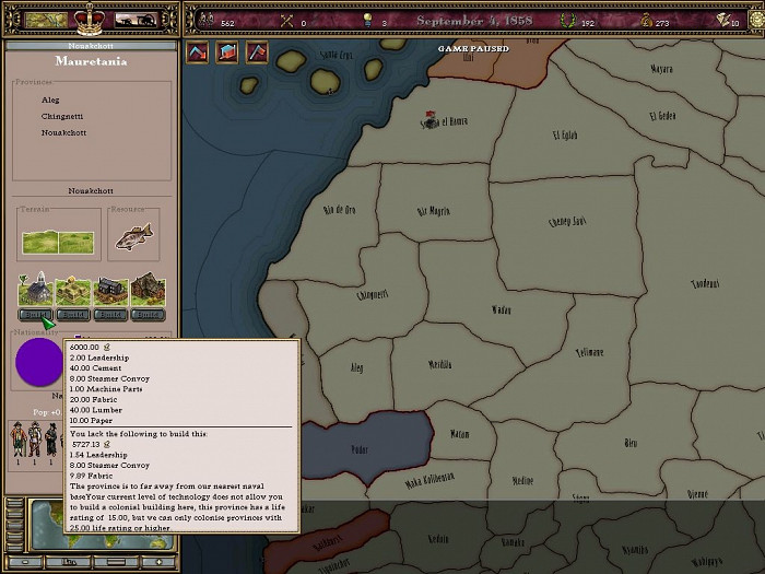 Скриншот из игры Victoria: Revolutions