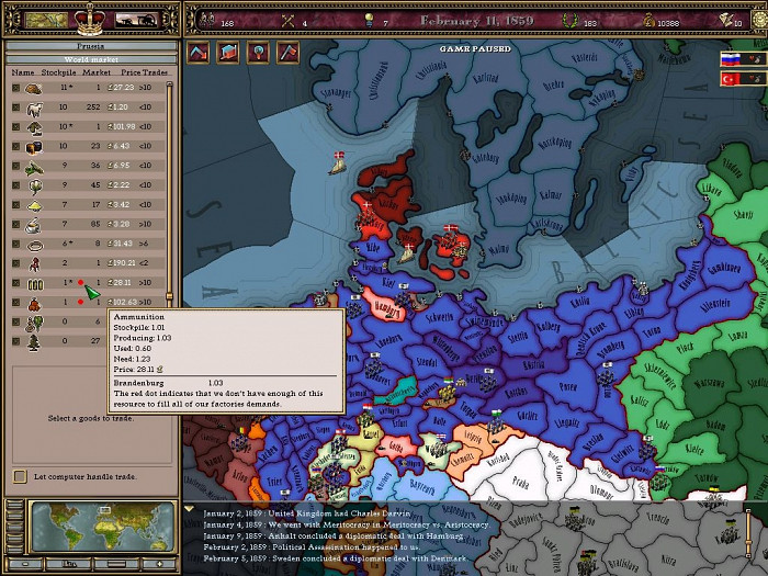 Скриншот из игры Victoria: Revolutions