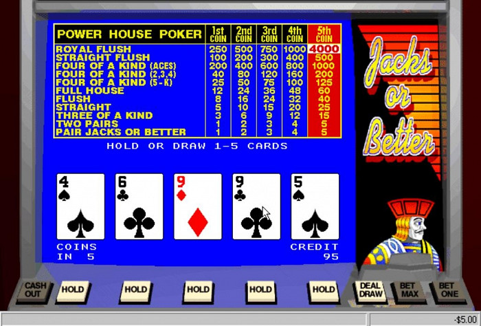 Скриншот из игры Video Poker Strategy Pro