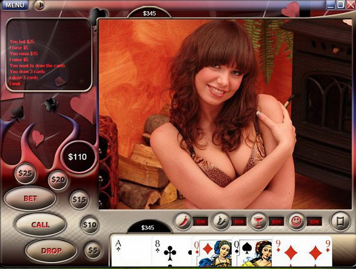 Скриншот из игры Video Strip Poker Supreme