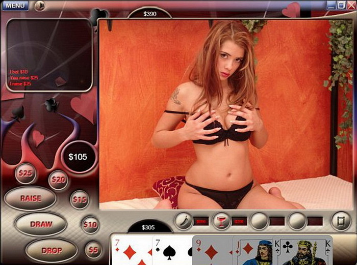 Скриншот из игры Video Strip Poker Supreme