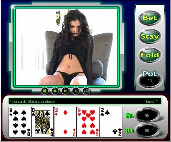 Скриншот из игры Video Strip Poker 2