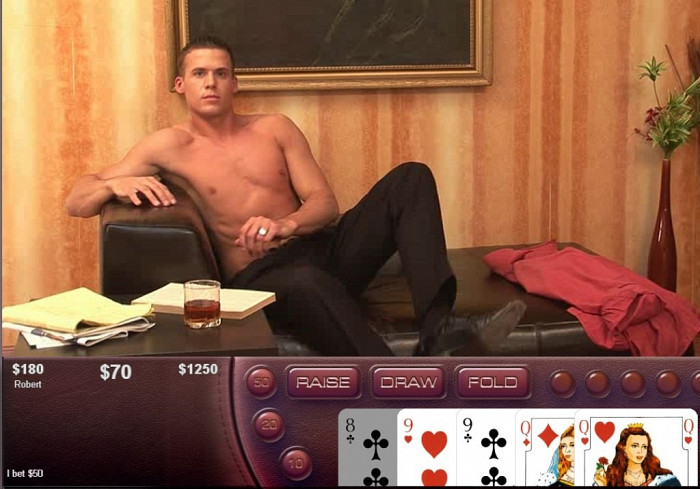 Скриншот из игры Video Strip Poker Boys