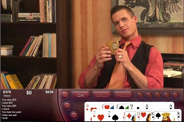 Скриншот из игры Video Strip Poker Boys