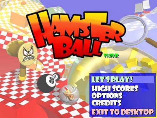 Скриншот из игры Hamsterball