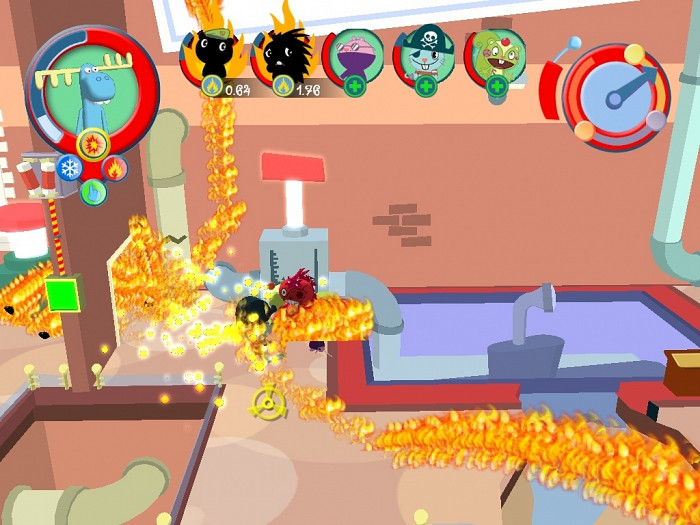 Скриншот из игры Happy Tree Friends: False Alarm