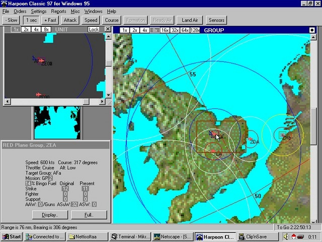 Скриншот из игры Harpoon Classic '97