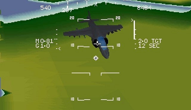 Скриншот из игры Harrier Jump Jet