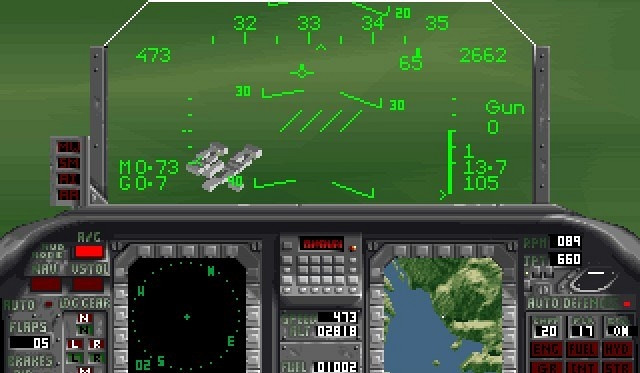 Скриншот из игры Harrier Jump Jet