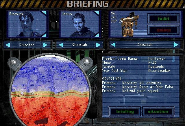 Скриншот из игры Heavy Gear