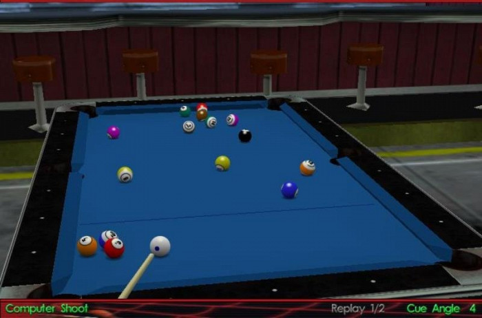 Скриншот из игры Virtual Pool 3