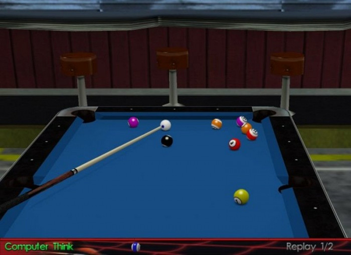 Скриншот из игры Virtual Pool 3