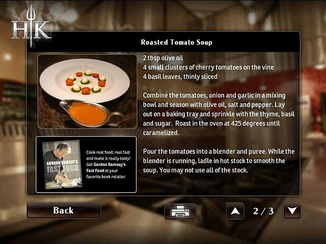 Скриншот из игры Hell's Kitchen: The Video Game