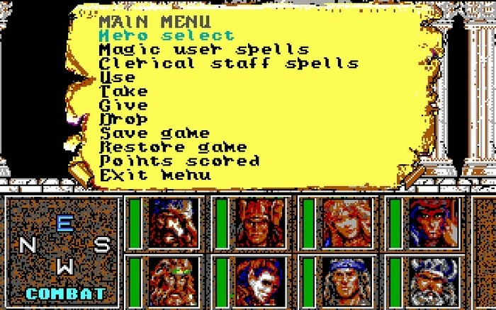 Скриншот из игры Heroes of the Lance
