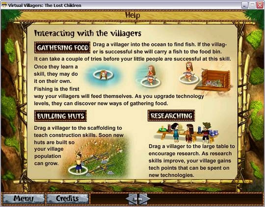 Скриншот из игры Virtual Villagers: Chapter 2 - The Lost Children