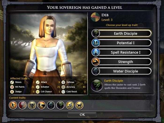 Скриншот из игры Elemental: Fallen Enchantress