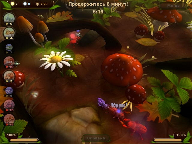 Скриншот из игры Война букашек