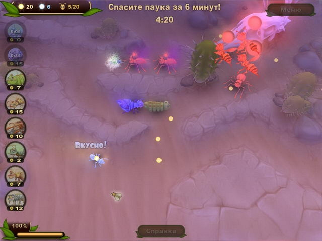 Скриншот из игры Война букашек