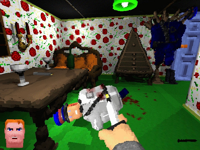 Скриншот из игры Voxelstein 3D