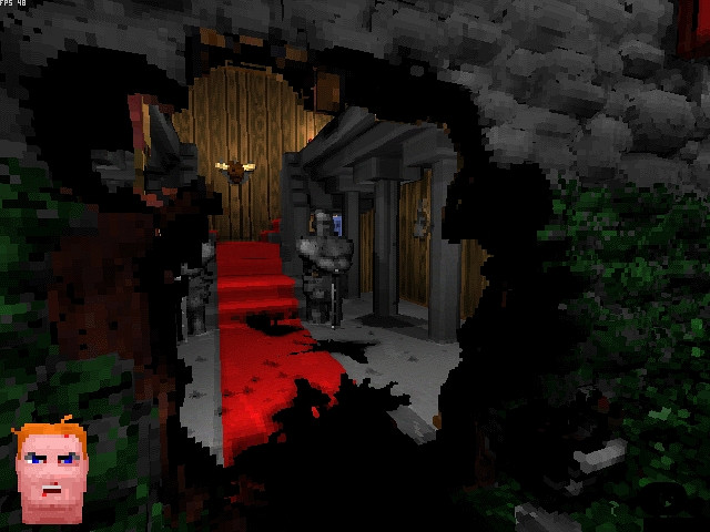 Скриншот из игры Voxelstein 3D