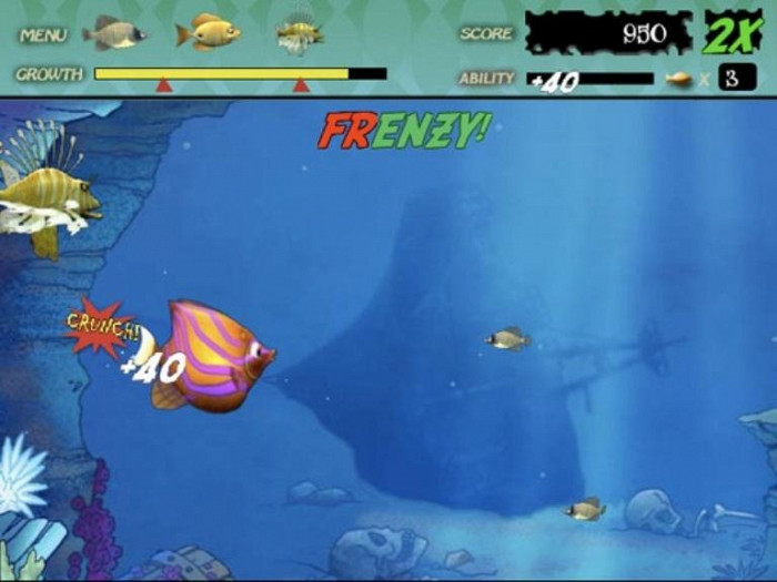 Скриншот из игры Feeding Frenzy