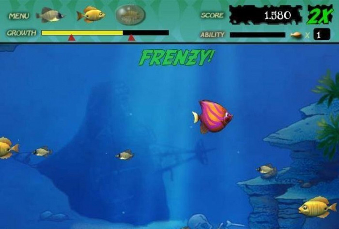 Скриншот из игры Feeding Frenzy