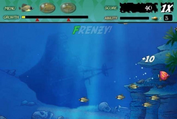 Скриншот из игры Feeding Frenzy