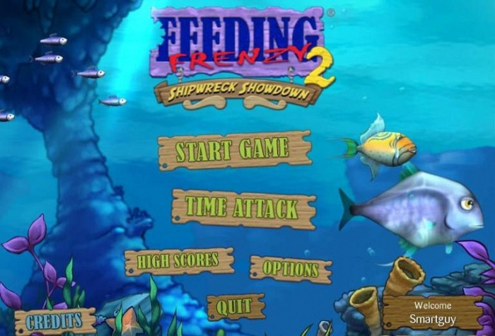 Скриншот из игры Feeding Frenzy