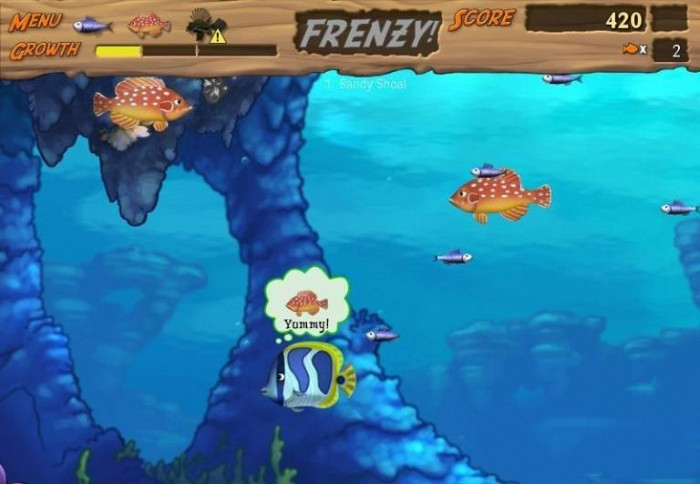 Скриншот из игры Feeding Frenzy