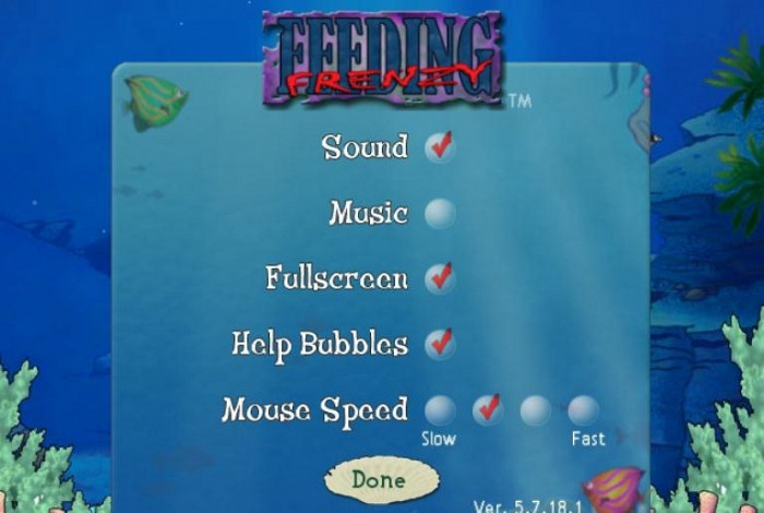 Скриншот из игры Feeding Frenzy