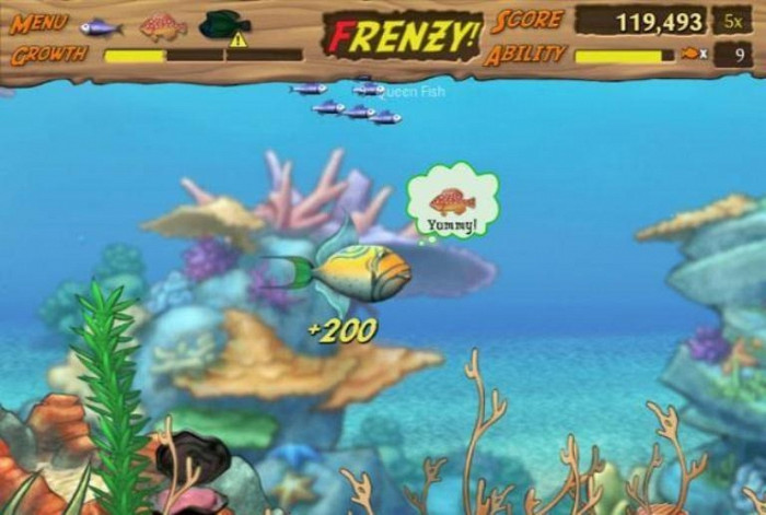 Скриншот из игры Feeding Frenzy