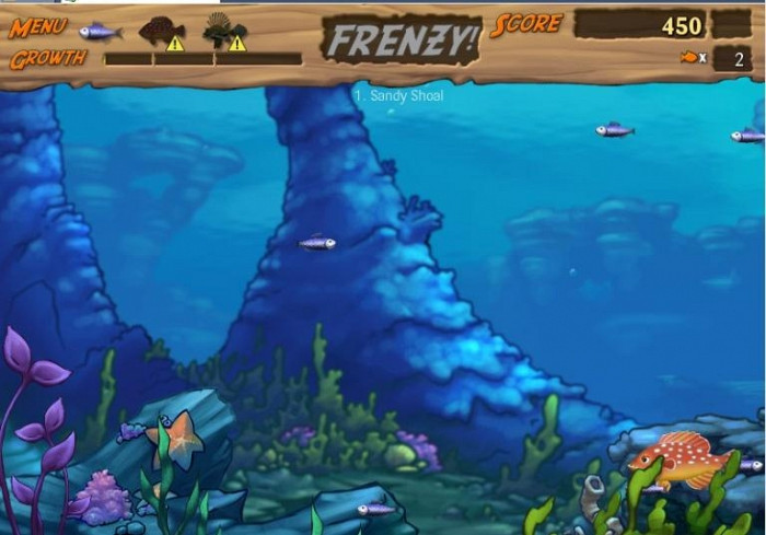 Скриншот из игры Feeding Frenzy