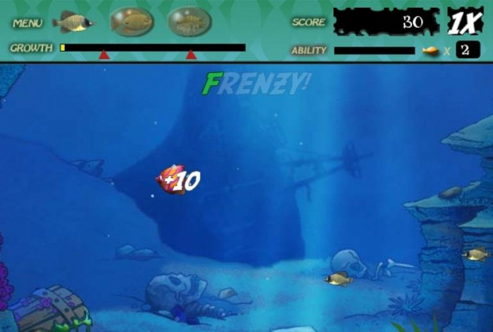 Скриншот из игры Feeding Frenzy