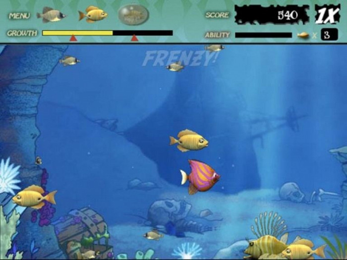 Скриншот из игры Feeding Frenzy