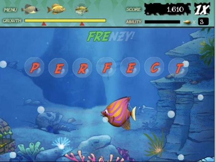 Скриншот из игры Feeding Frenzy