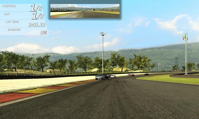 Скриншот из игры Ferrari Virtual Race