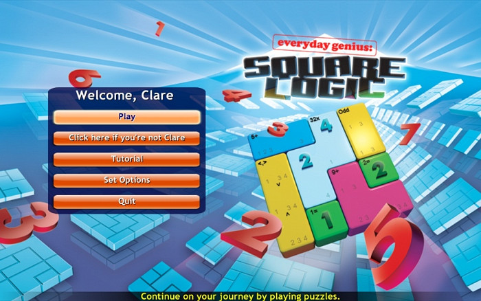 Скриншот из игры Everyday Genius: SquareLogic