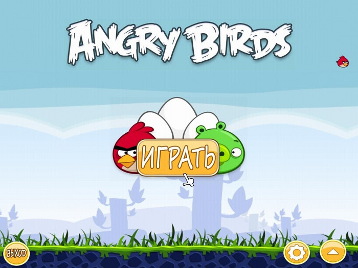 Скриншот из игры Angry Birds