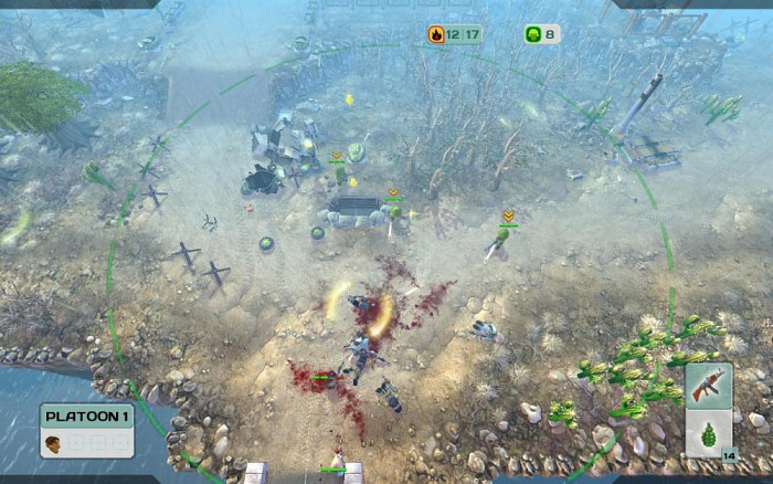 Скриншот из игры Cannon Fodder 3