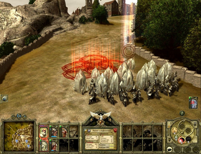 Скриншот из игры King Arthur: The Druids