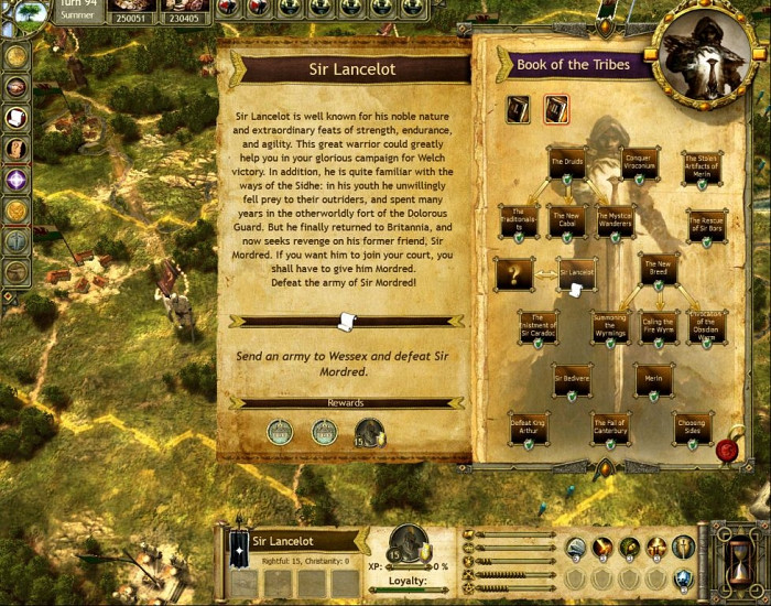 Скриншот из игры King Arthur: The Druids